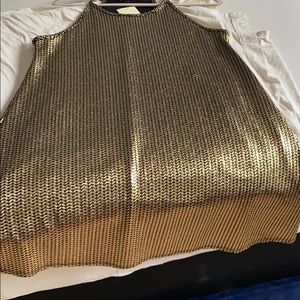 Gold dress